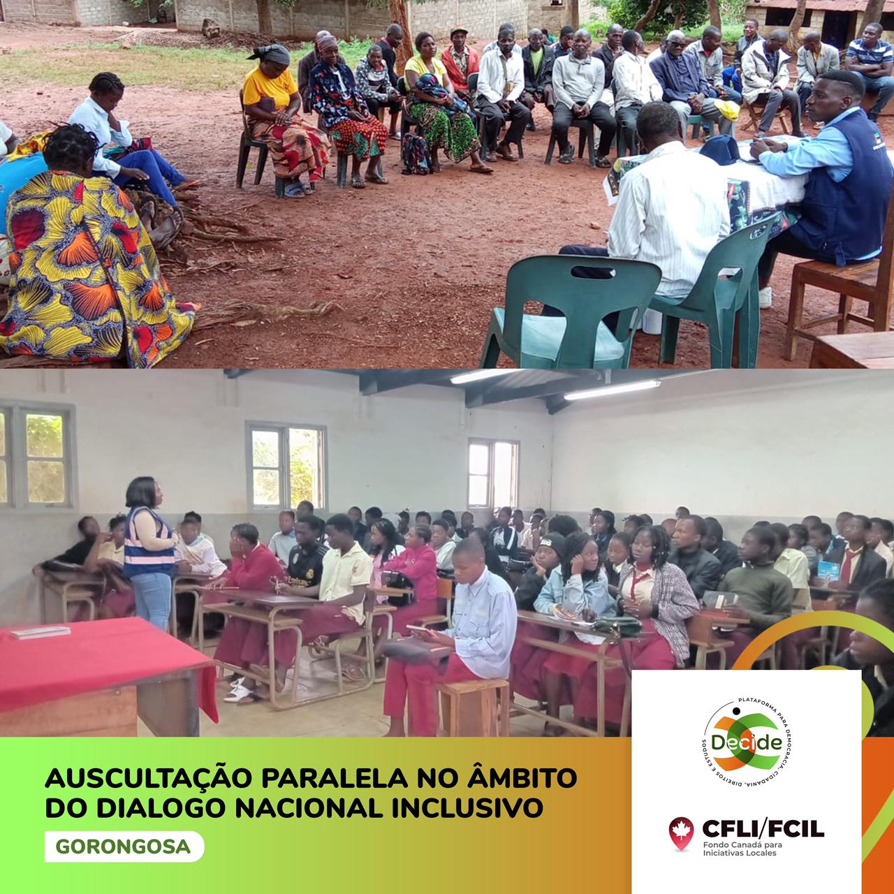 DECIDE conclui auscultações públicas e compila propostas para o Diálogo Nacional Inclusivo